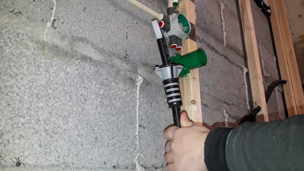 Installasjon av Sanipex veggboks