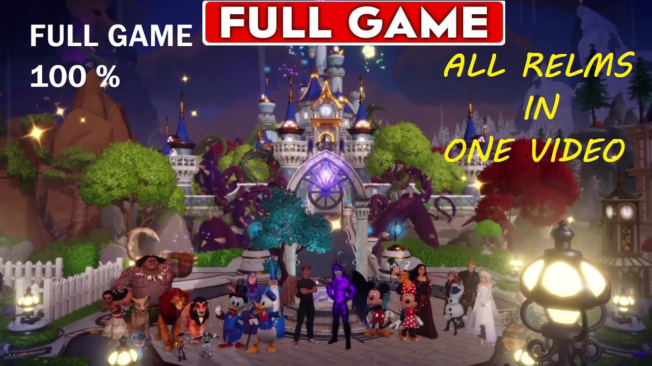 Walkthrough Disney Dreamlight Valley [Longplay] - All Realms (Full Game) (PS5)