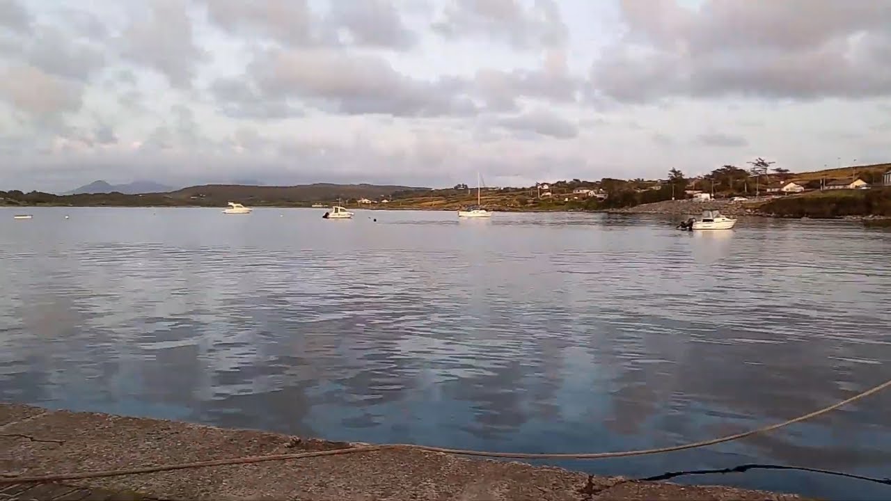 Cleggan village and a relaxing stroll to the Pier