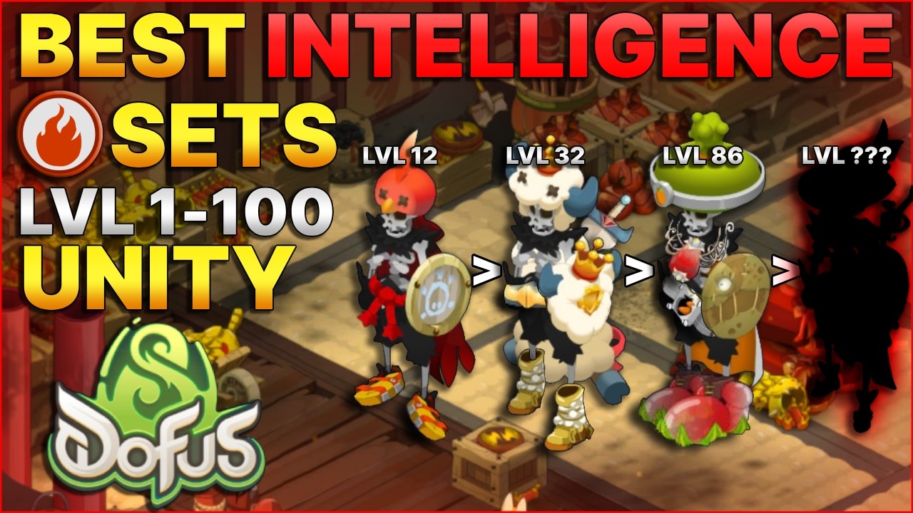 The BEST Intelligence Sets Level 1 to 100 in Dofus Unity (3.0)