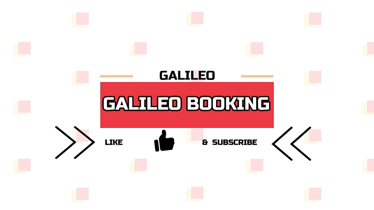 Galileo booking OR How To Create PNR In 