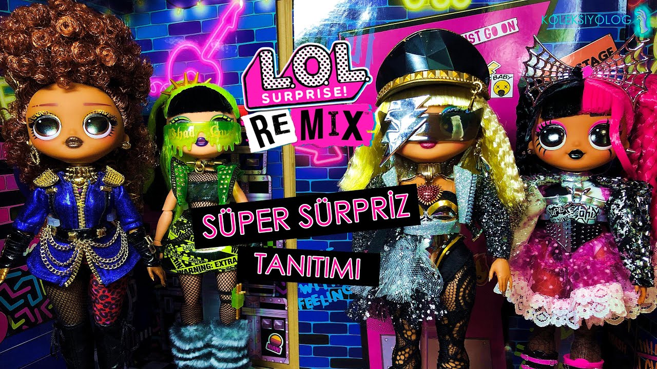 LOL Bebek LOL Remix Süper Sürpriz Kutu Açılımı LOL Sürpriz LOL Surprise Remix Super Surprise LOL OMG