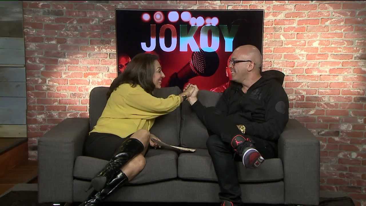 Jokoy hanging with the Fox 5 Crew again.