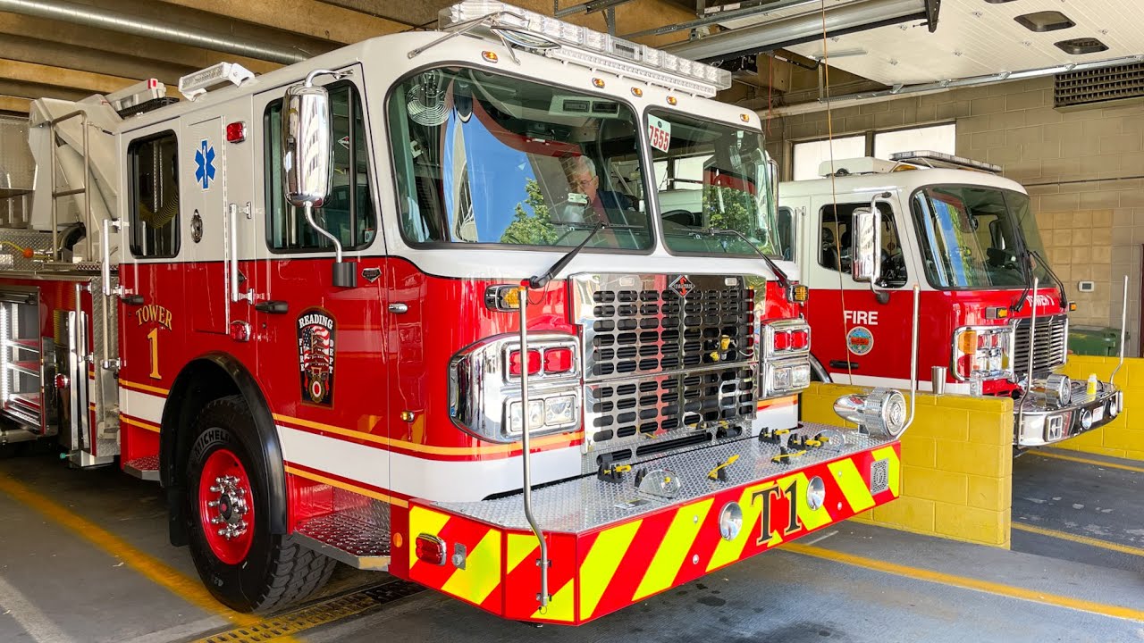 Reading Fire Department adds new Tower Ladder truck to fleet