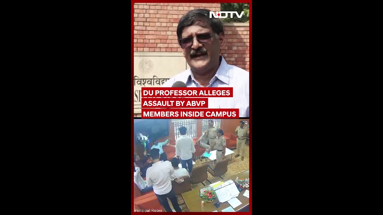 Delhi News | DU Professor Slapped By DUSU Joint Secretary, Forced To Resign