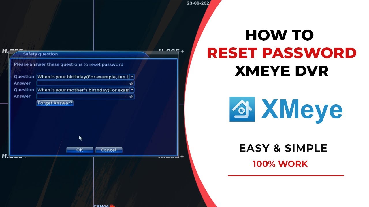 Xmeye DVR Password Reset