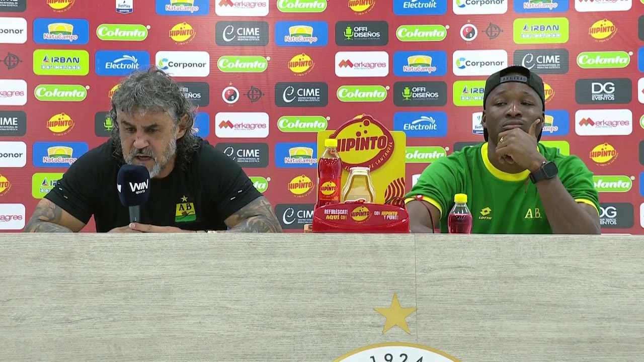 Rueda de prensa de Bucaramanga tras su partido con Cúcuta