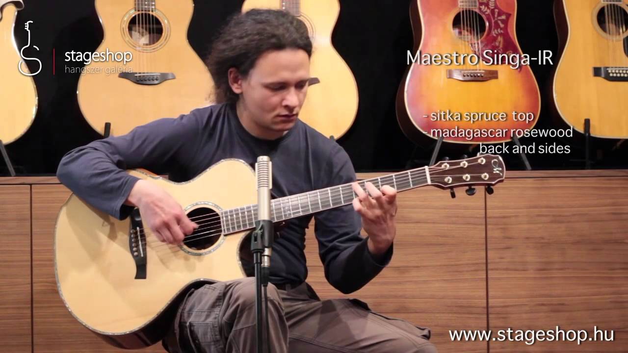 Maestro Singa-IR guitar demo in Stageshop