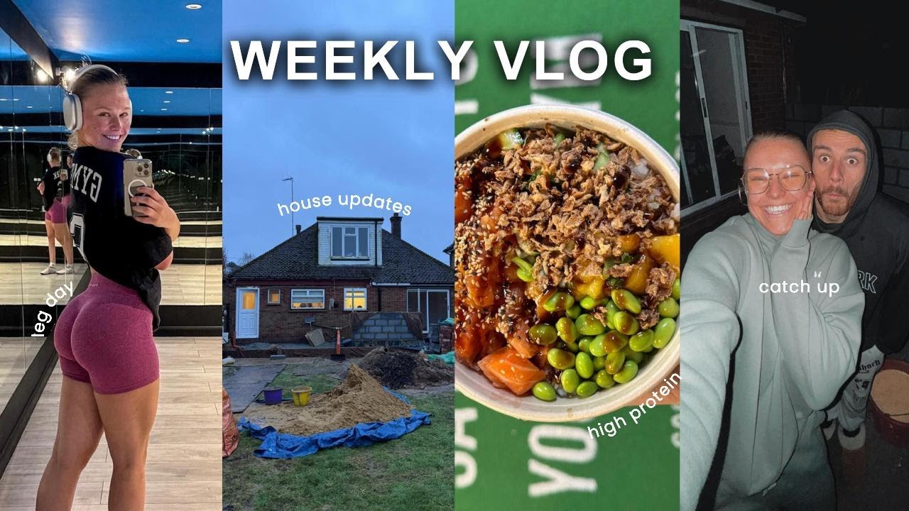 weekly vlog | content day, renovation update & a big catch up
