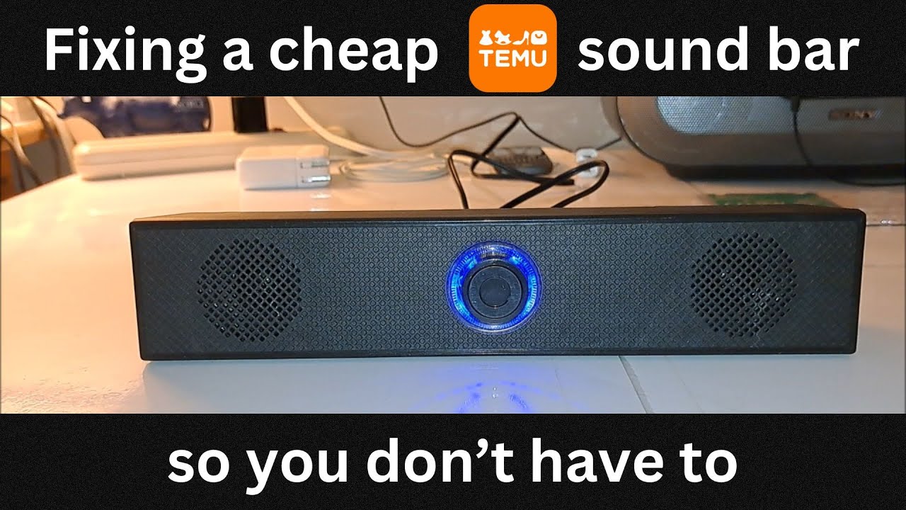 The $7 disappointment sound bar