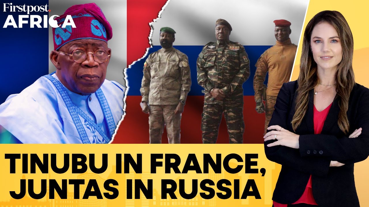 Nigerian President Tinubu in France as Sahel Junta Ministers Visit Russia | Firstpost Africa | N18G