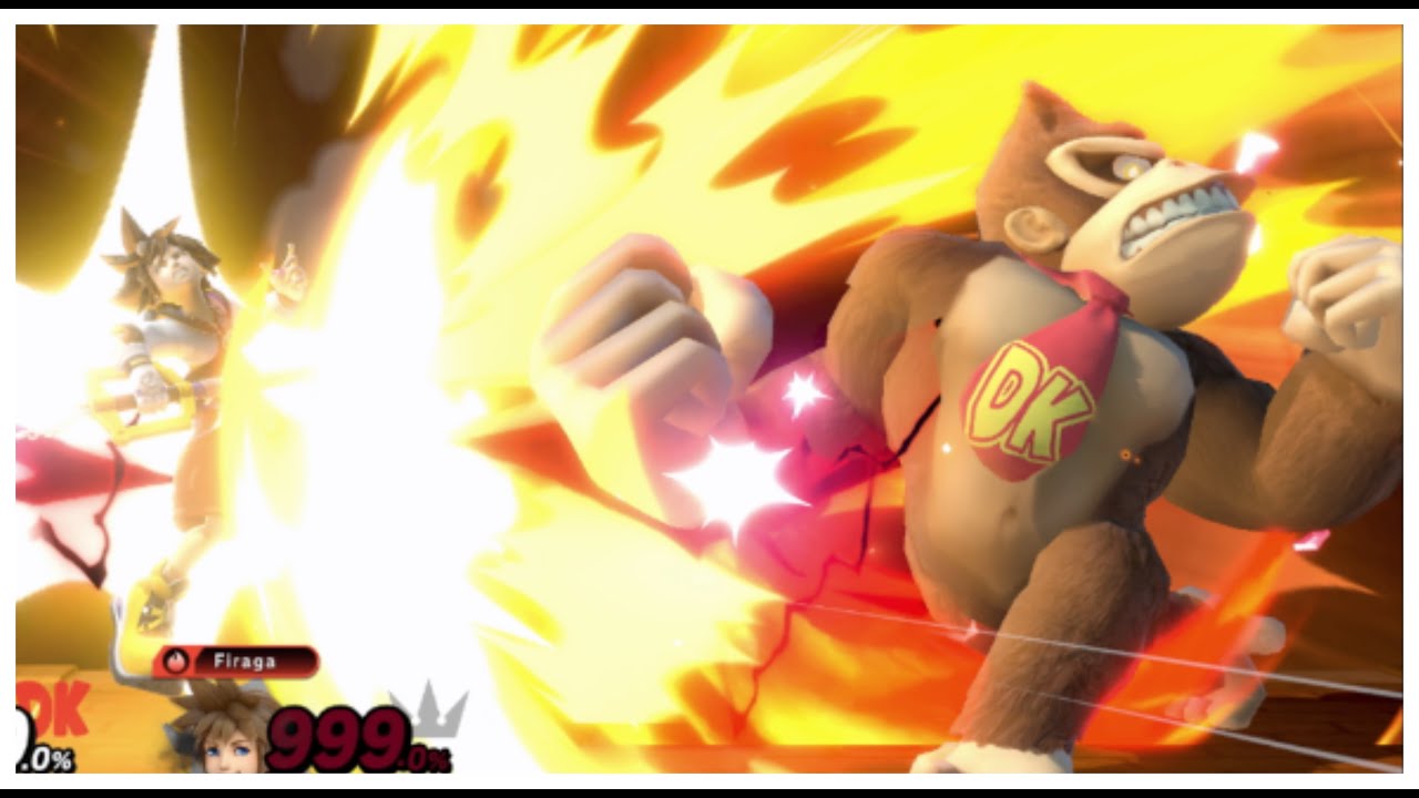 SSBU: Donkey Kong Final Smash on EVERYONE (Including Sora)
