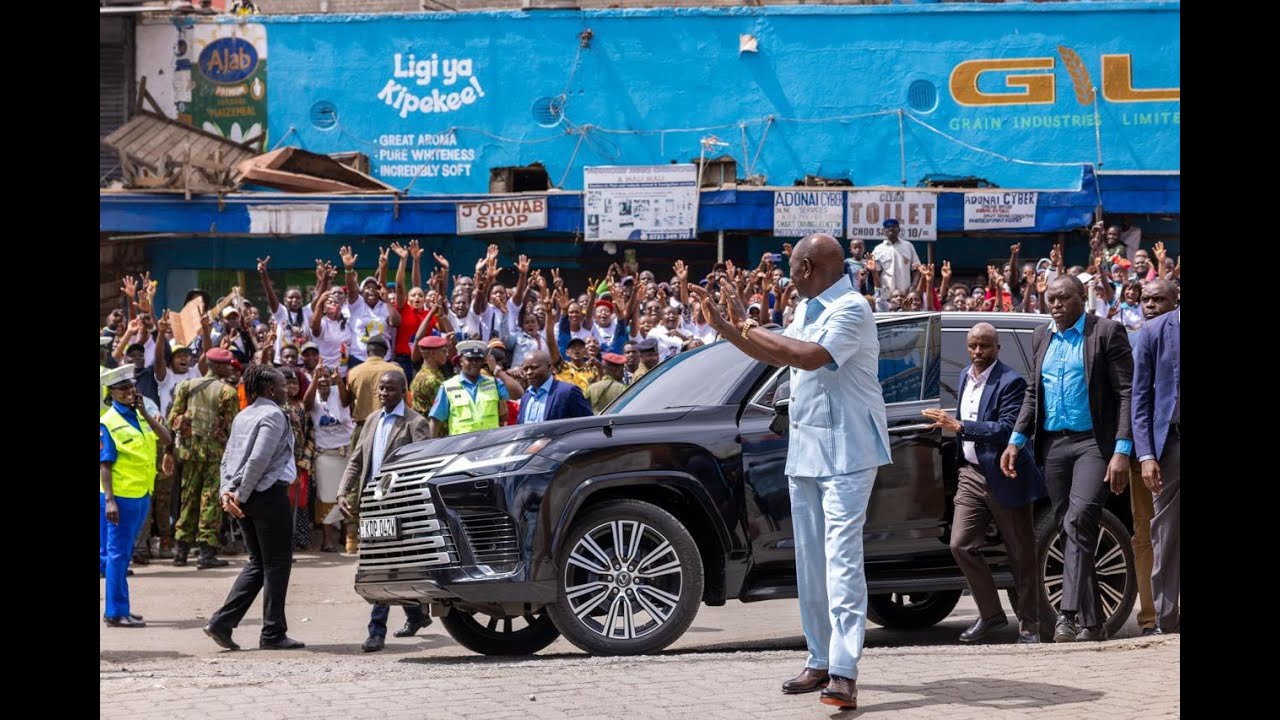 President Ruto at PEFA All Nations Gospel Church, Gikomba, Nairobi County