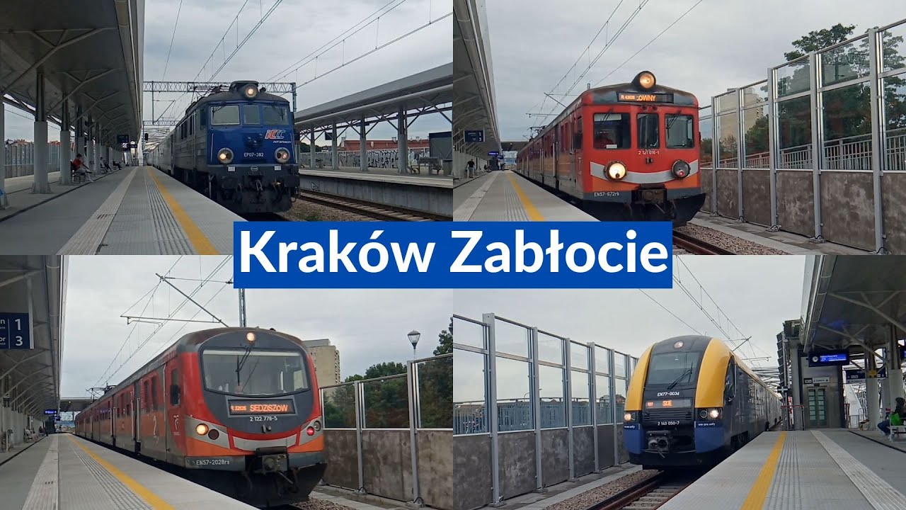 Kraków Zabłocie - pociągi | część 1 | 3.08.2023 | + miły maszynista