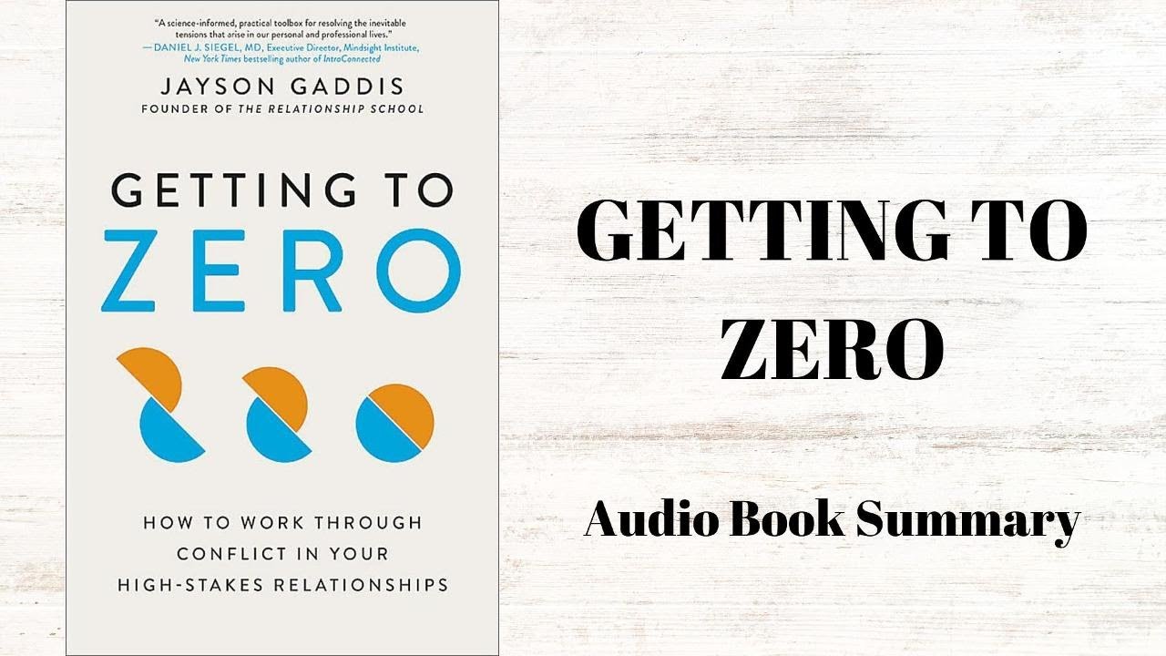 GETTING TO ZERO | Audio Book Summary