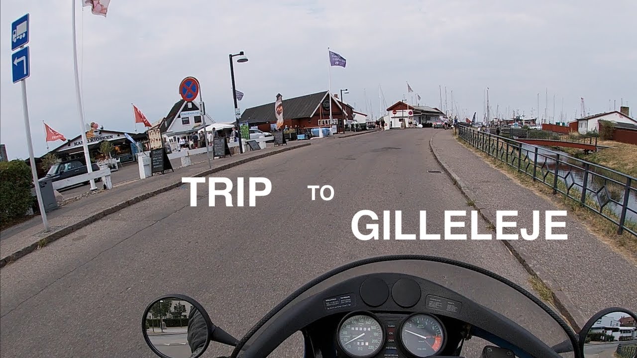 Trip from Copenhagen to Gilleleje in Denmark - BMW R65