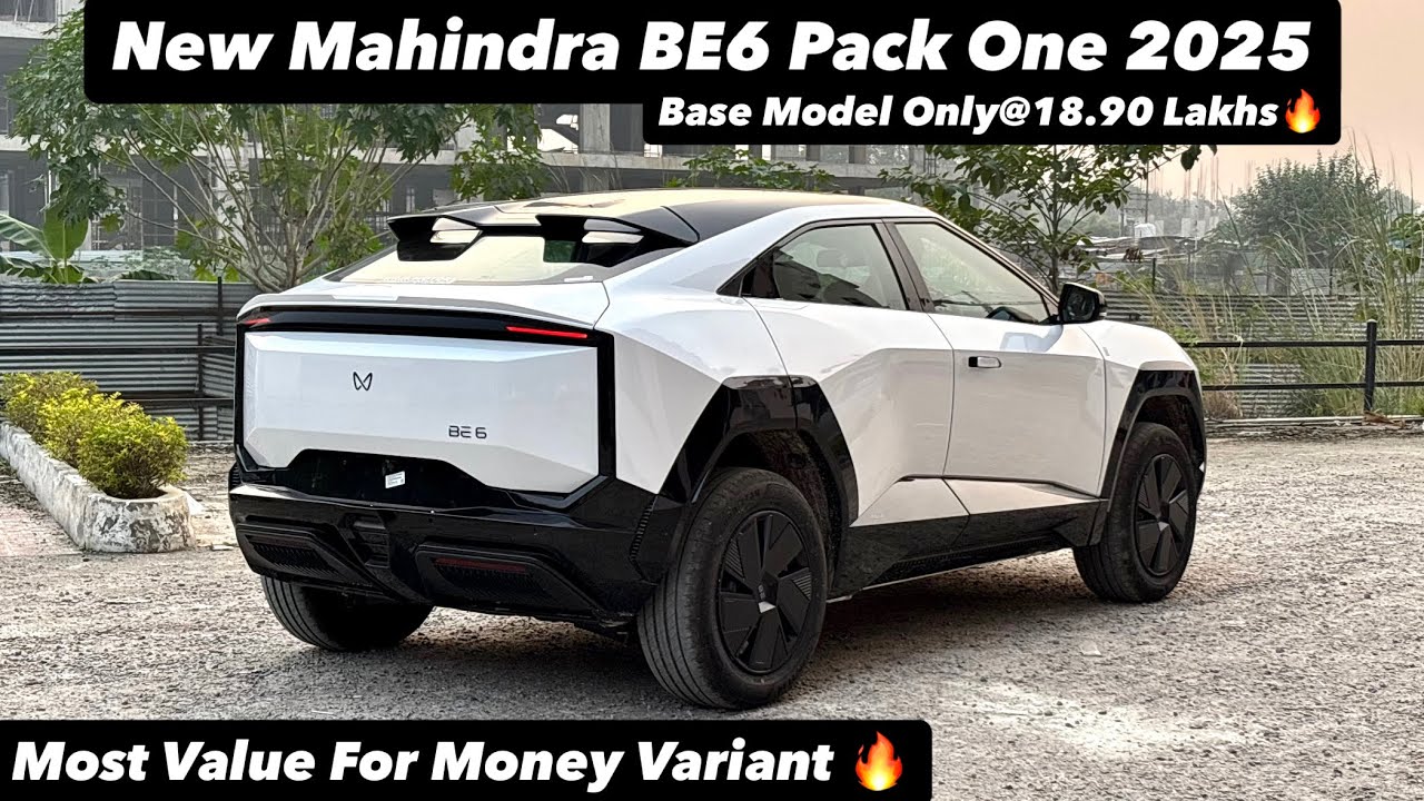New Mahindra BE6 Pack One 2025 | BASE MODEL ONLY@18.90 LAKHS | Full review 😍🔥