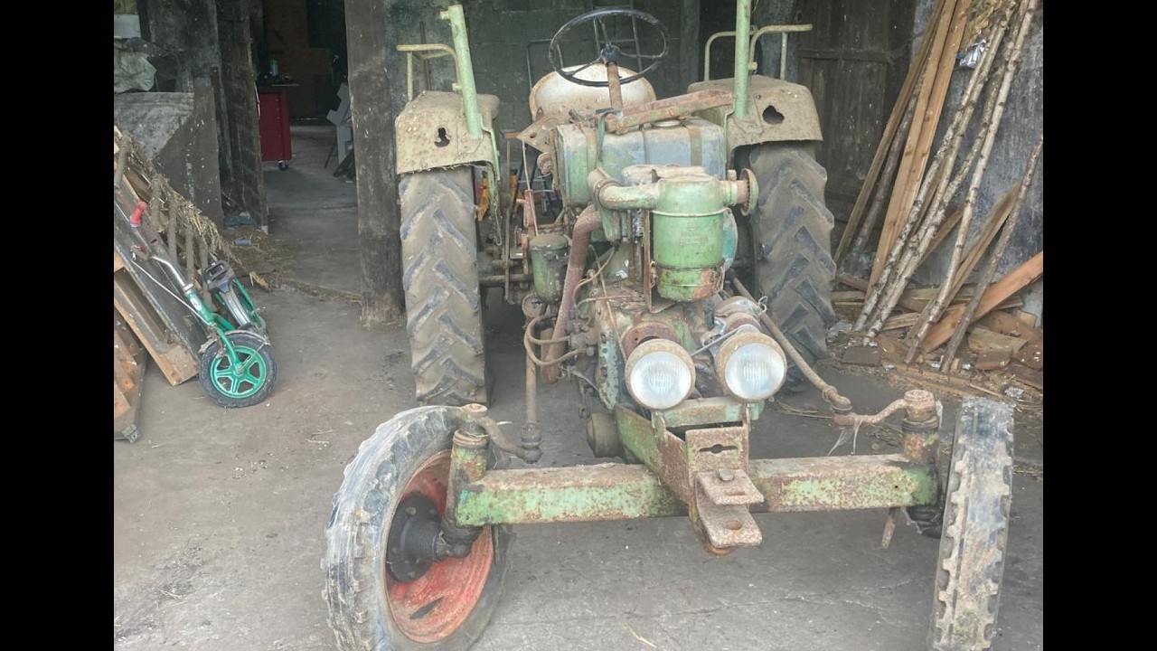 Scheunenfund... Kramer Traktor KL 22 zu neuen Abenteuern erweckt !!