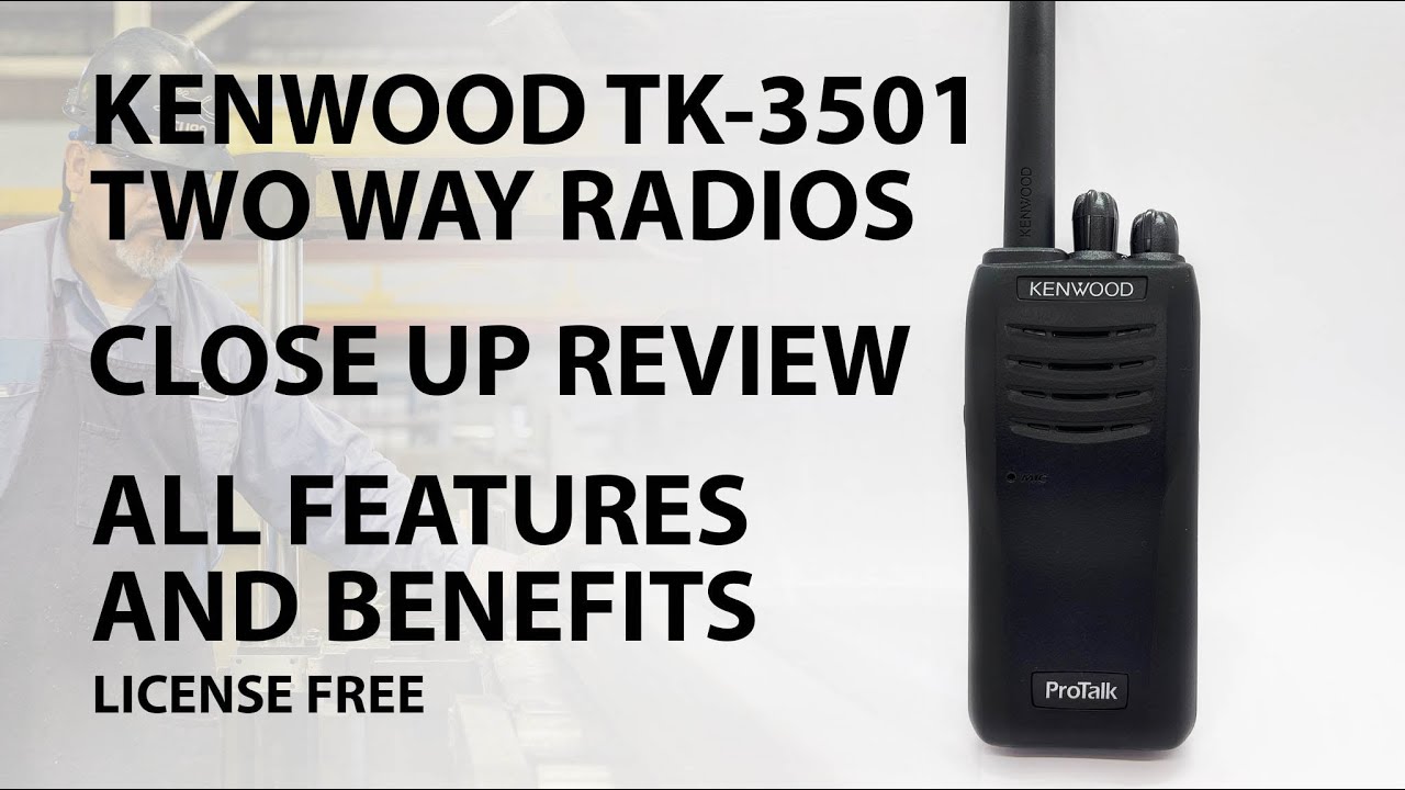 Kenwood TK-3501 TK- 3701 Radio Review | Hands on | LRS UK