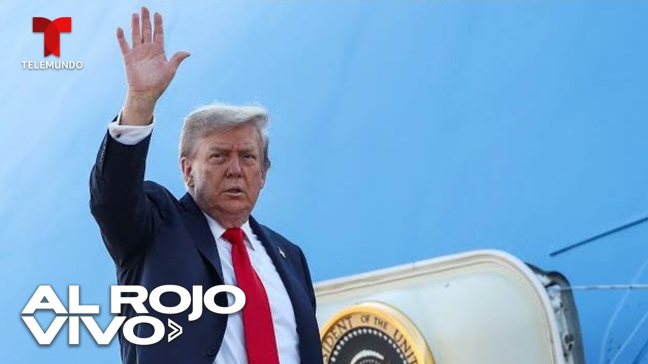 Trump parte hacia Alaska para reunirse con el presidente Vladimir Putin | Al Rojo Vivo | Telemundo