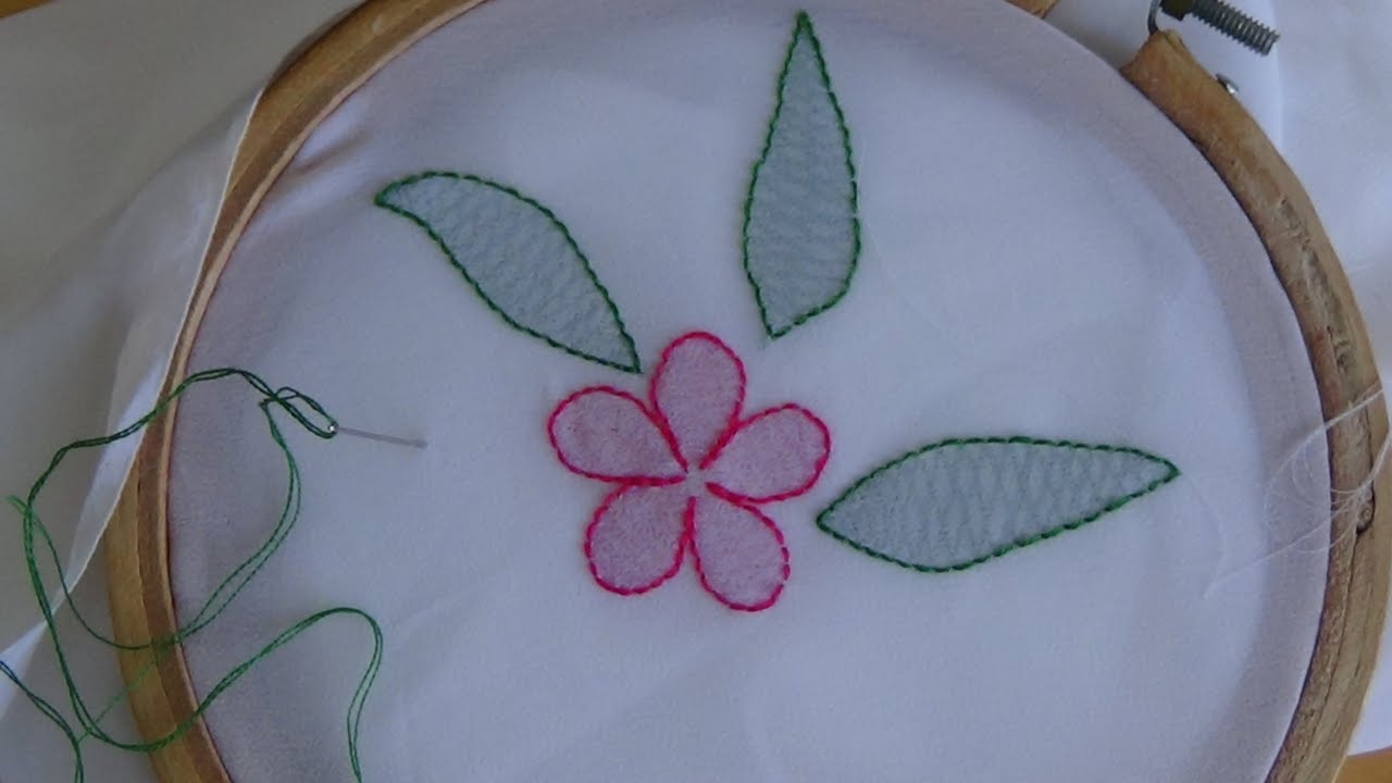 Hand Embroidery: Shadow Work Stitch