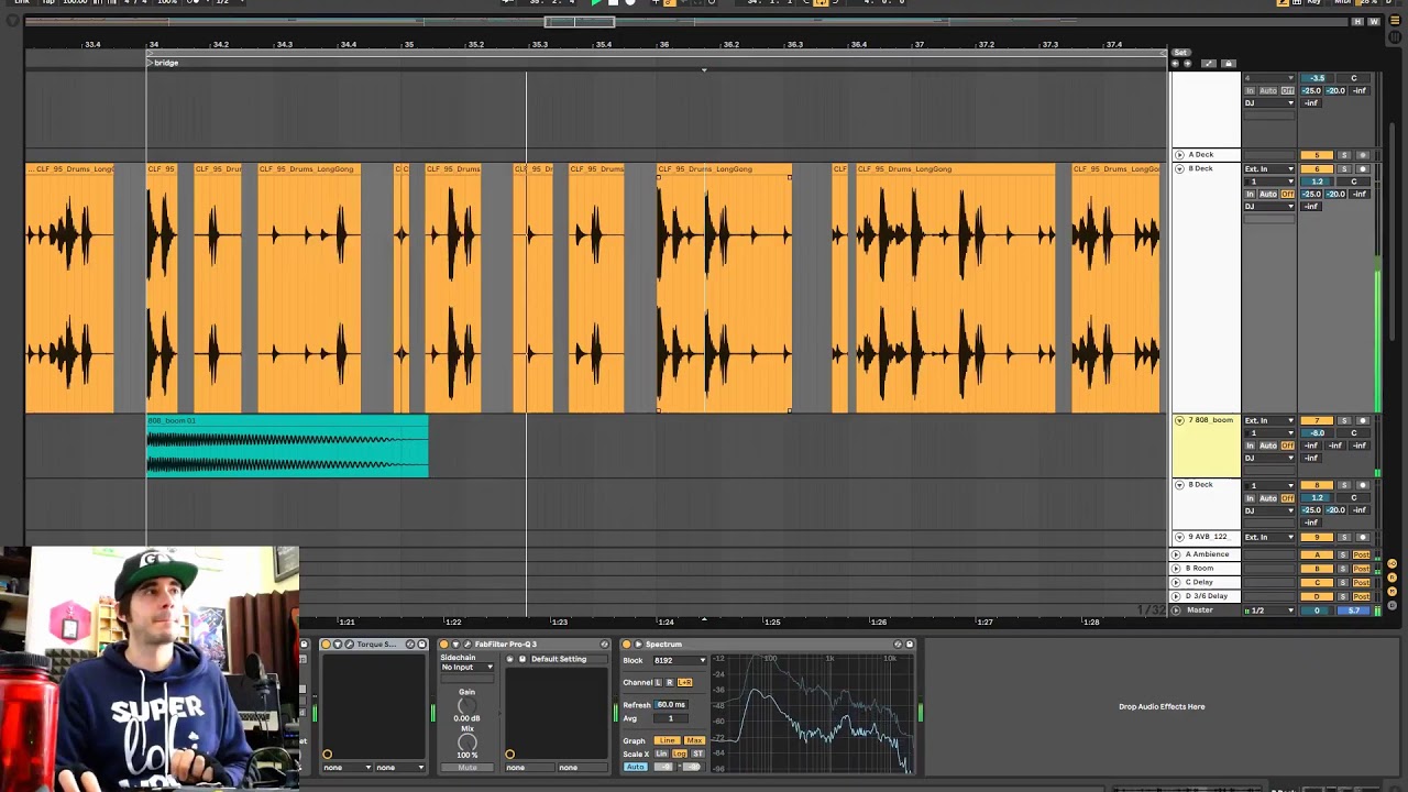 Dj Cutman mixing beats with Ableton Live