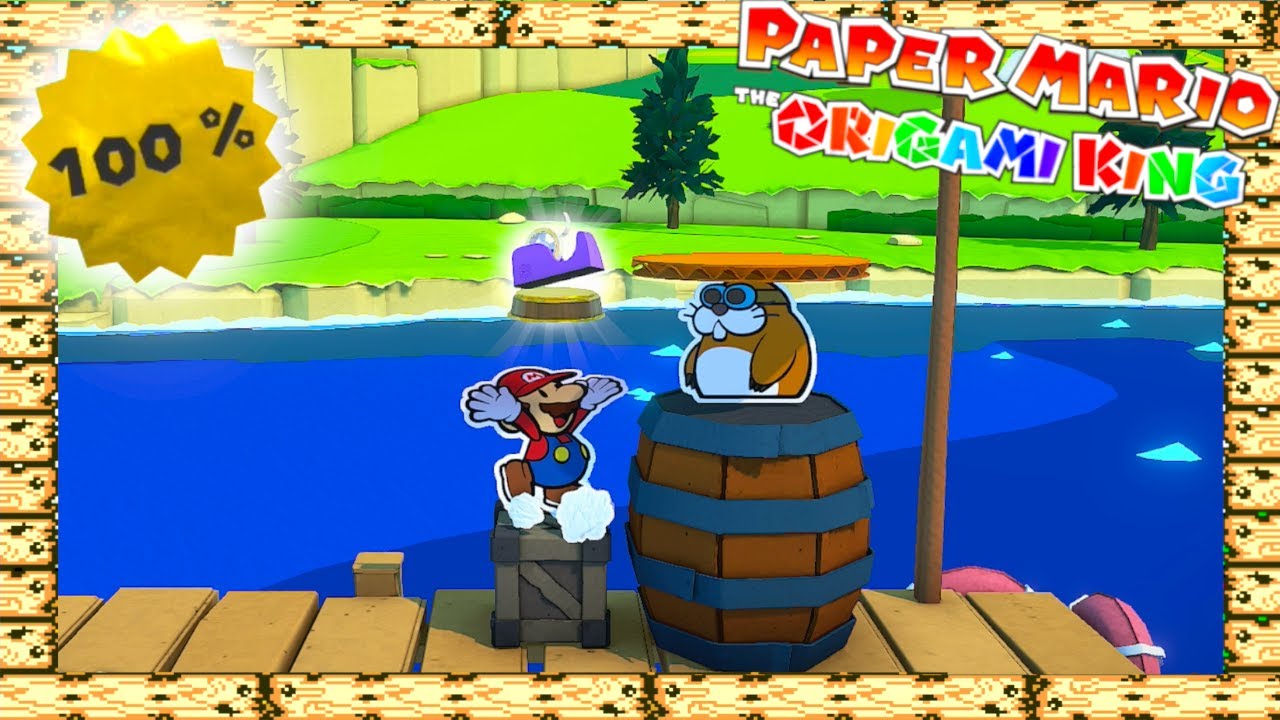 Toad Town 100% - Paper Mario: The Origami King Komplettl&ouml;sung - Nintendo Switch - 4K60