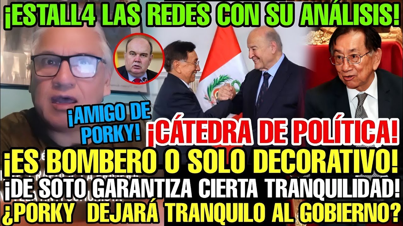 TREMENDO ANÁLISIS DE PATRIOTA SOBRE HERNANDO DE SOTO COMO PREMIER DE BALCÁZAR ESTALLA EN LAS REDES