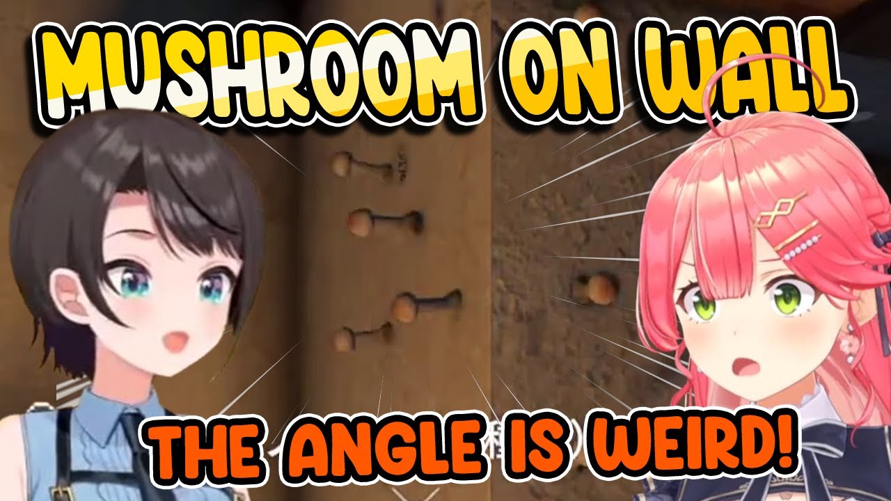 Miko Found Someone Growing Mushrooms on the Wall [Hololive 7 Days to Die: Day 1]