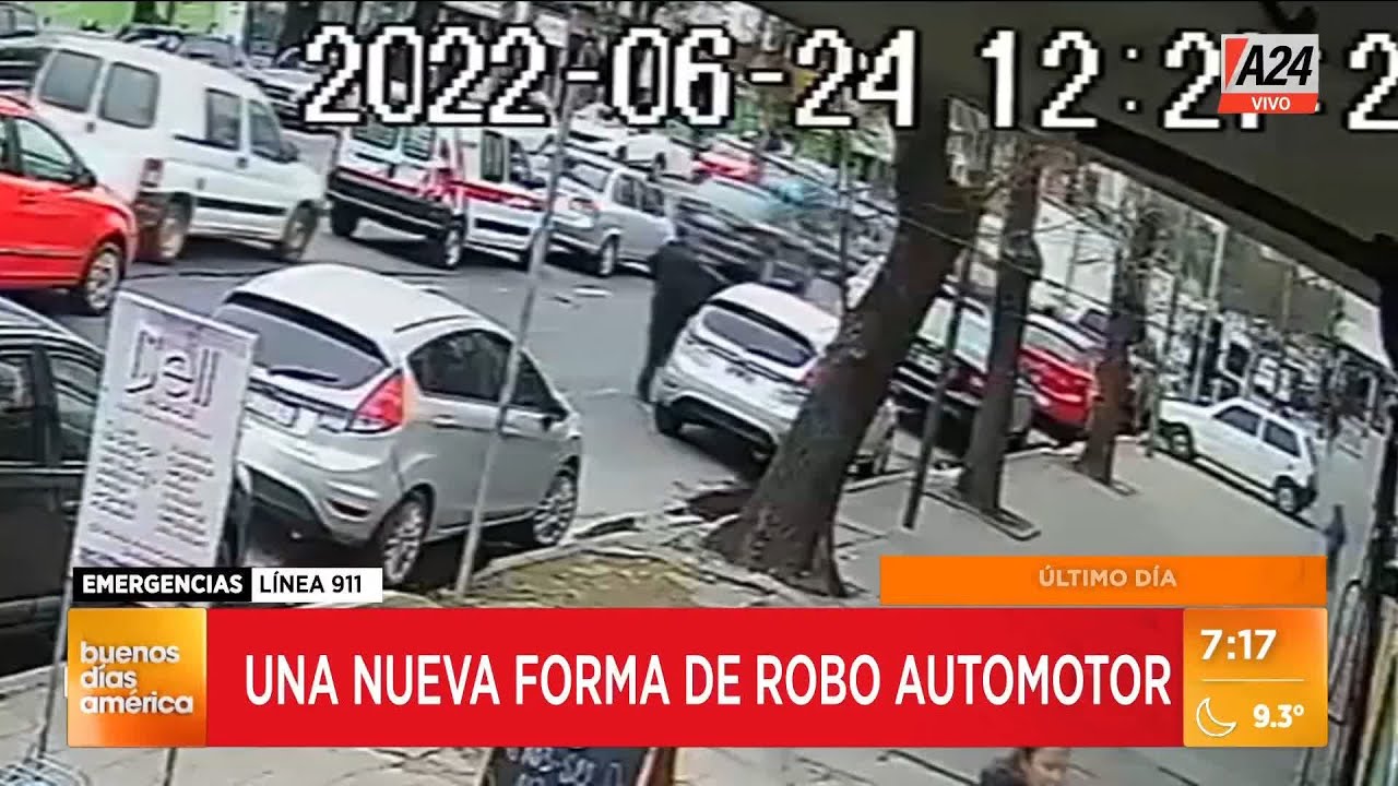 Así le roban el auto con 