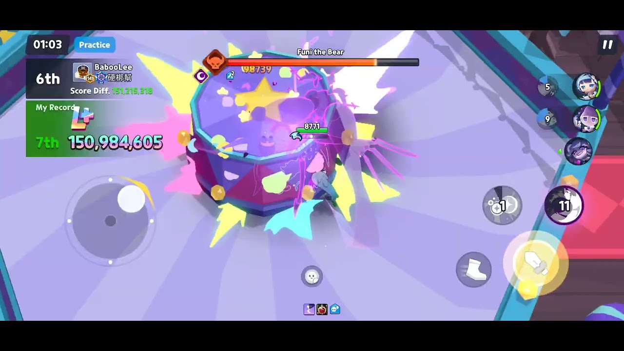 Funi the bear guild battle dark 296k