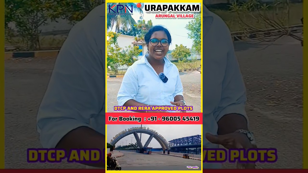 Kilambakkam Next Stop Villa Plots ✅️ Exclusive Amenities Easy to buy Dont miss this 