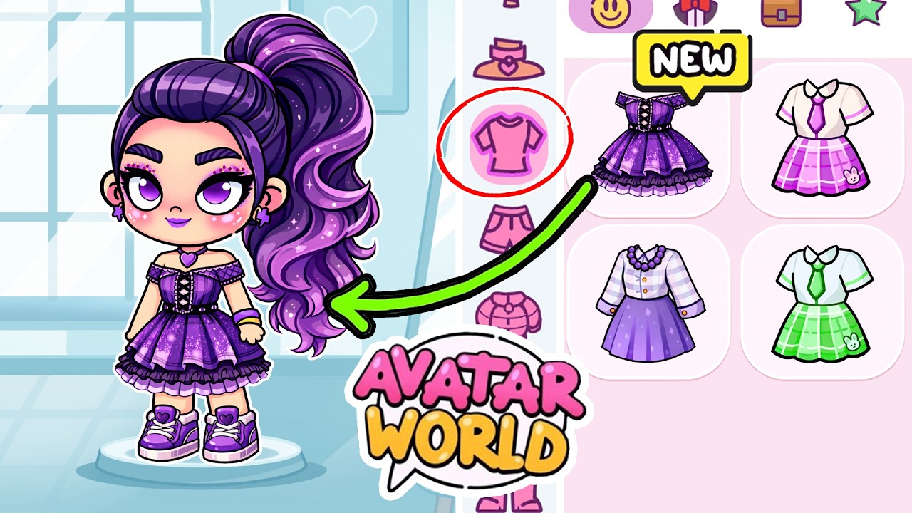 NEW PURPLE HUNTRIX RUMI OUTFIT! UNLOCK SECRET COLLECTION in Avatar World 🌎 PAZU