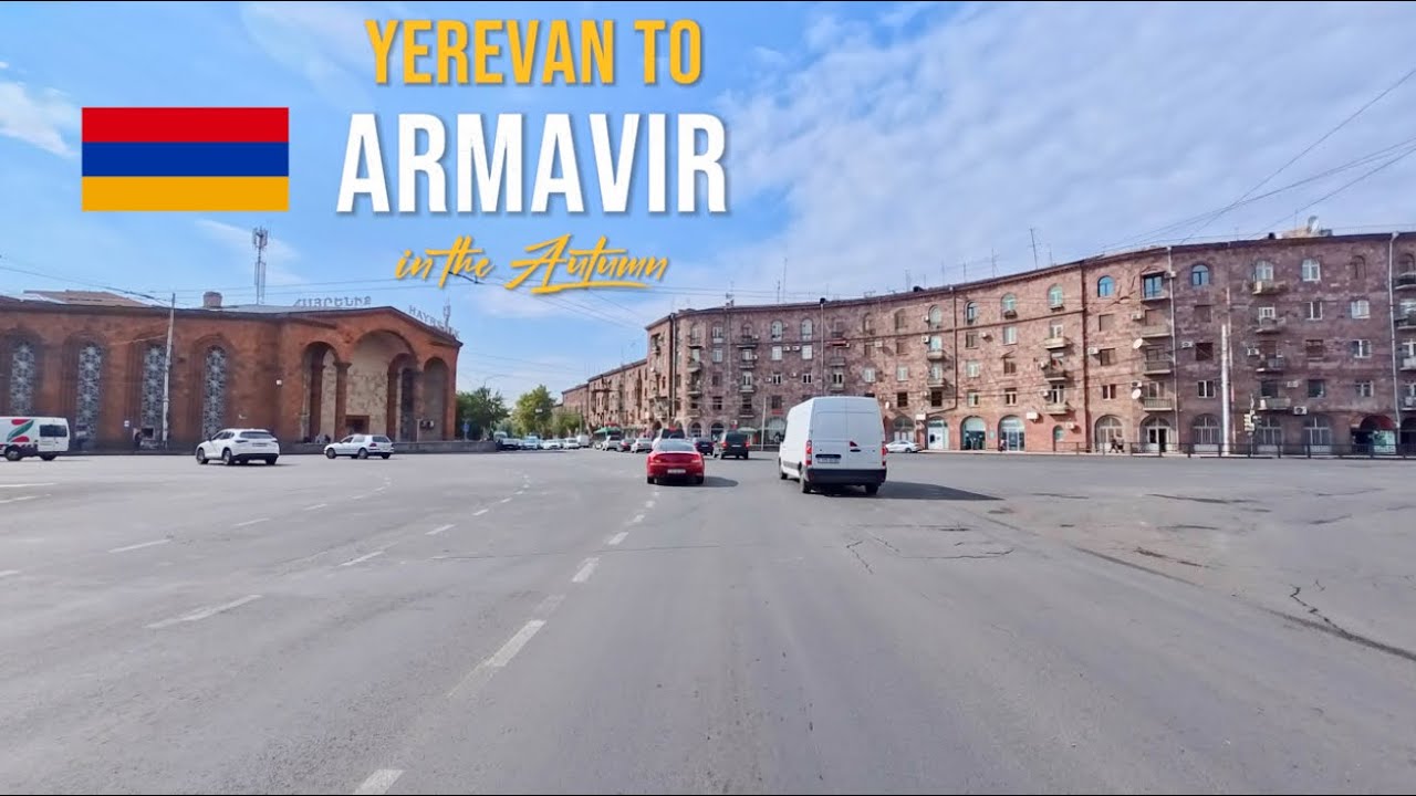 Driving in Armenia 🇦🇲 from Yerevan to Armavir &ndash; Peaceful Autumn Roads, Villages & Golden Fields 20