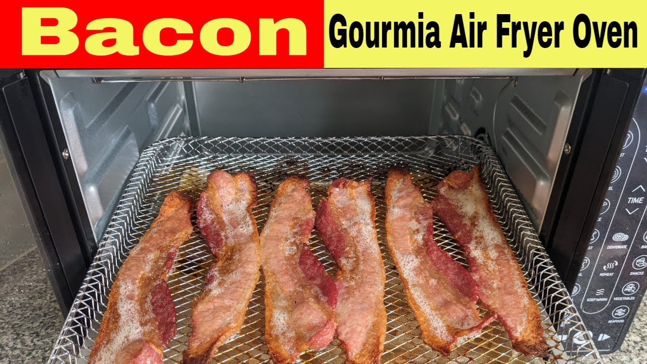 Бекон, Gourmia Digital French Door Air Fryer Oven