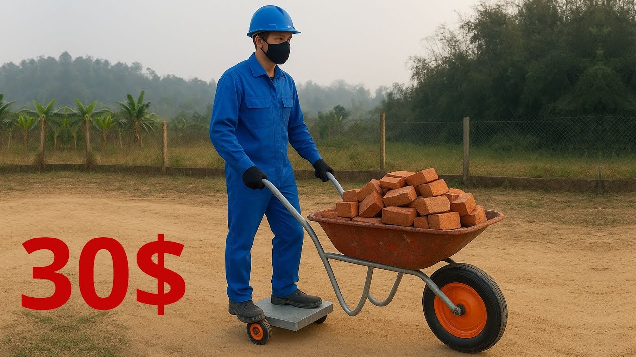 DIY Electric Motorized Wheelbarrow – Perfect Build for Heavy Loads!