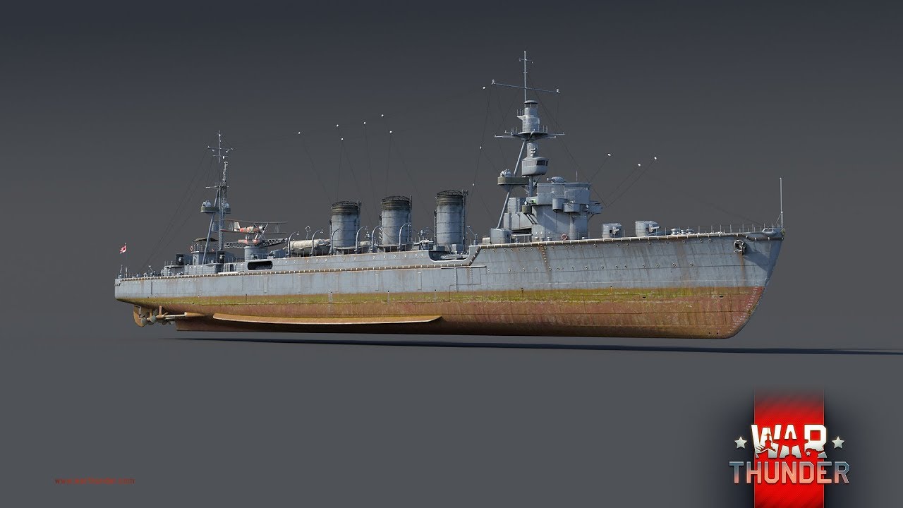War Thunder - Upcoming Content - IJN Light Cruiser Kuma-Class