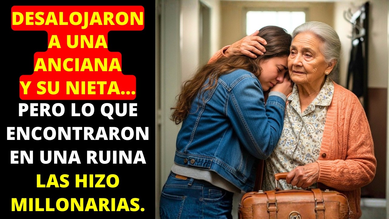 DESALOJARON A UNA ANCIANA Y SU NIETA... PERO LO QUE ENCONTRARON EN UNA RUINA LAS HIZO MILLONARIAS.