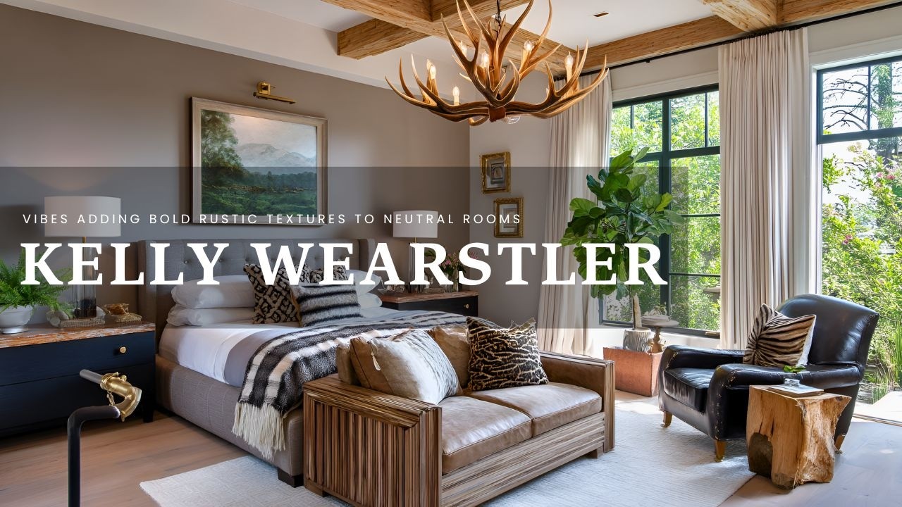 Kelly Wearstler Vibes: Adding Bold Rustic Textures to Neutral Rooms