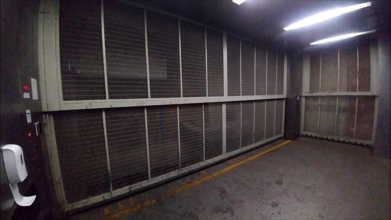 (Huge loud doors!) Fusionopolis One - Schindler elevator