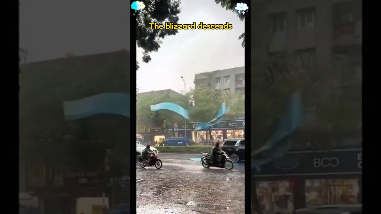 Feel the power of the raging storm #heavyrain #heavyraining #rainsounds #rainrain