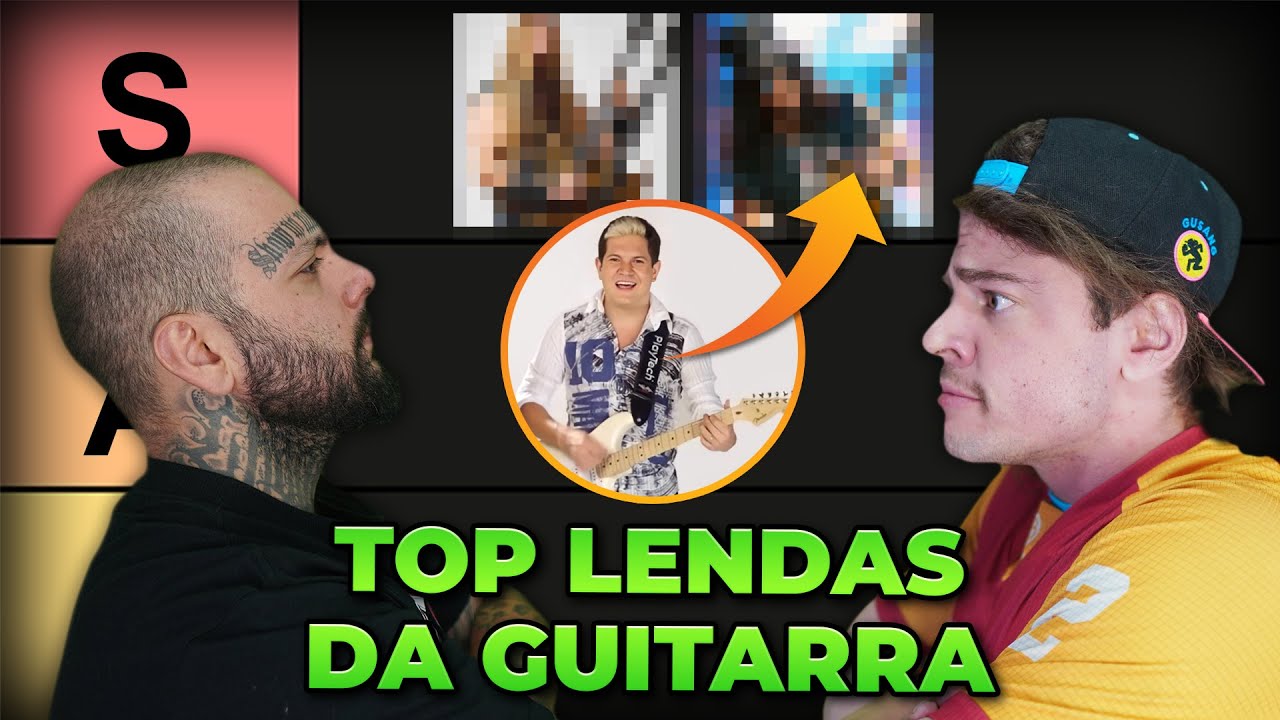 TIER LIST DOS MELHORES GUITARRISTAS