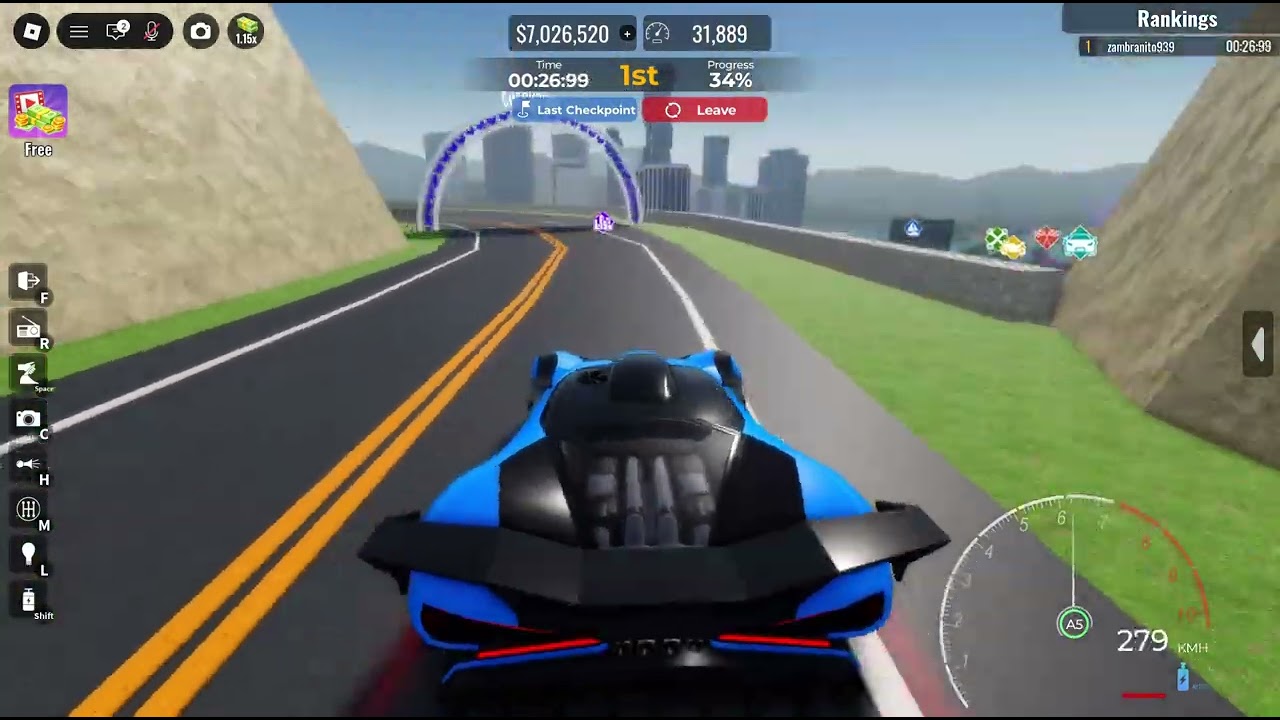 Roblox / Vehicle Legends 1:02:86 mountain dash