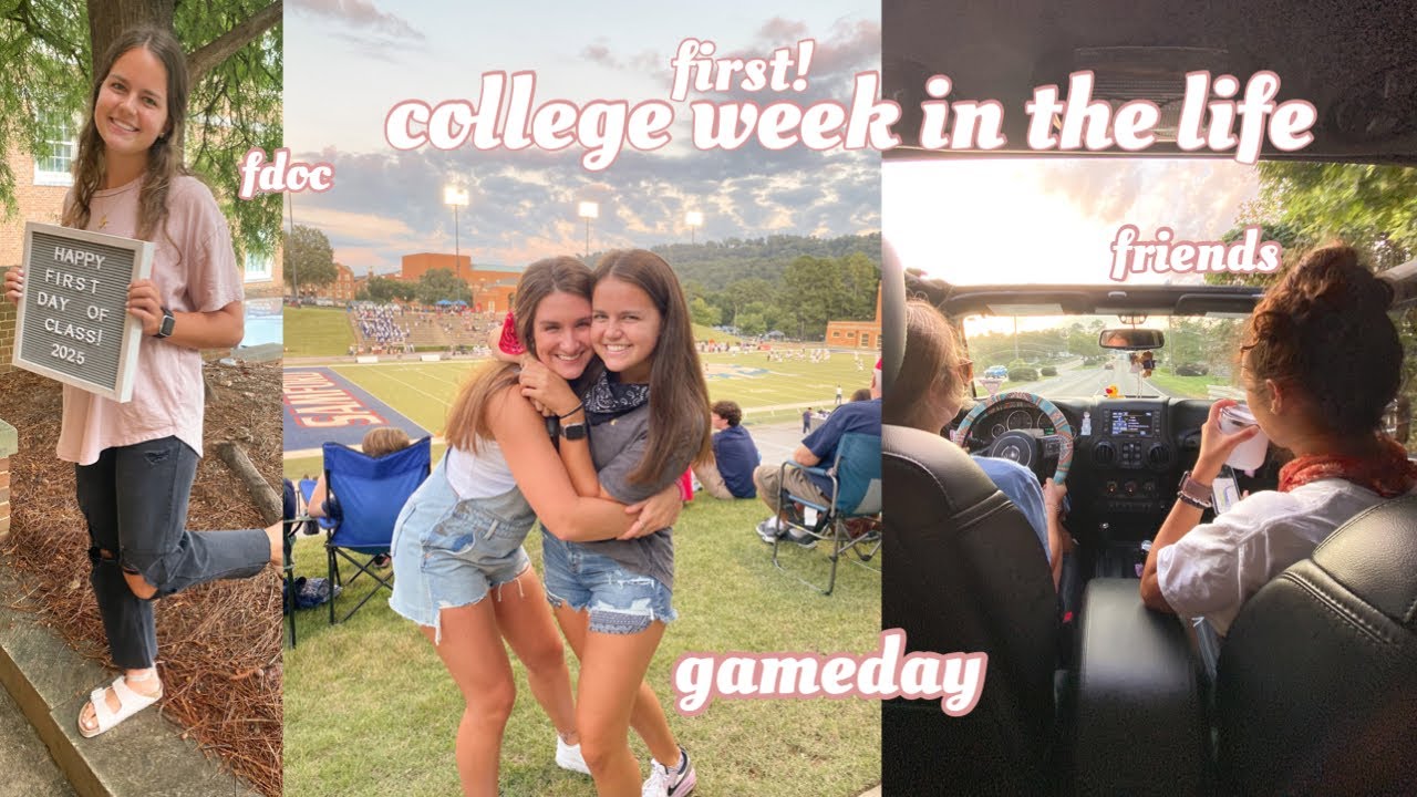 COLLEGE WEEK IN MY LIFE (first!!!) //game day, FDOC, retreat