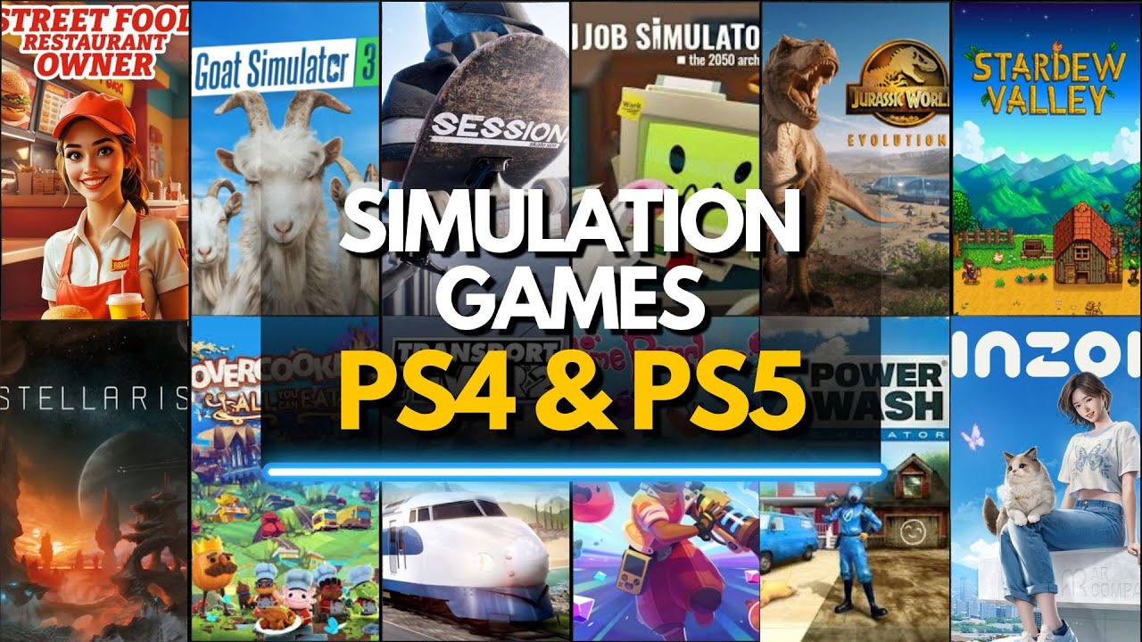 Top 30 Best SIMULATION Games on PS4 & PS5 You Need to Play