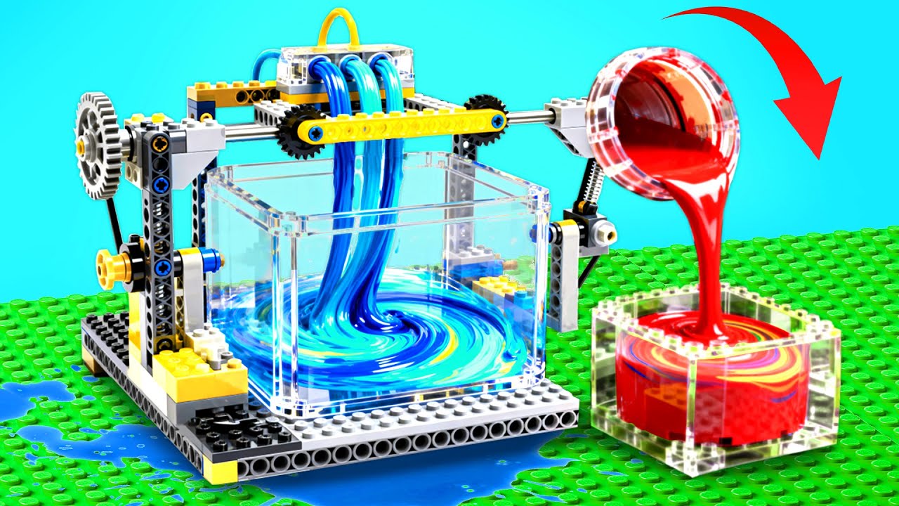 Build a LEGO Color Mixer Machine Could Paint My House In Seconds! – First Attempt Success!