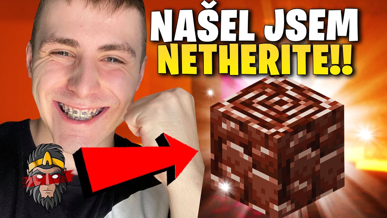 POPRVÉ JSEM NAŠEL NETHERITE V MINECRAFTU!! | MAJNR #12