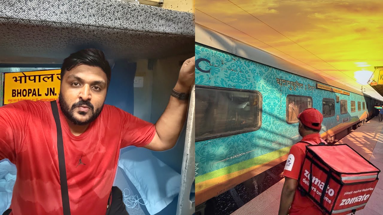 28 Hours in 22170 Humsafar Express || My Journey Experience & Order online food in delayed train 🚂