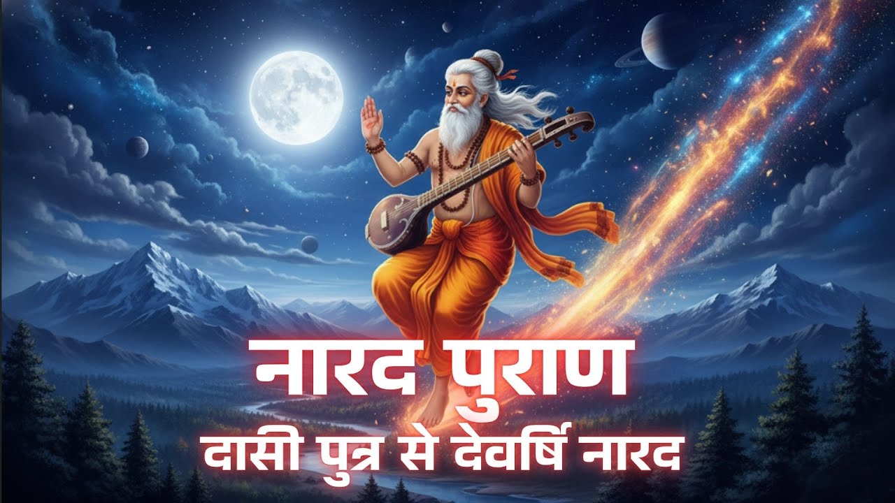 नारद पुराण | दासी पुत्र देवर्षि नारद कैसे बने | सृष्टि का रहस्य और कलयुग का धर्म | Narad Puran