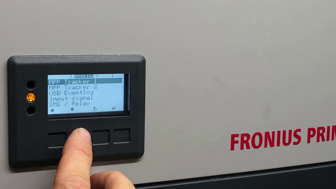 How to turn On or Off MPPT2 on a Fronius Primo or Symo inverter